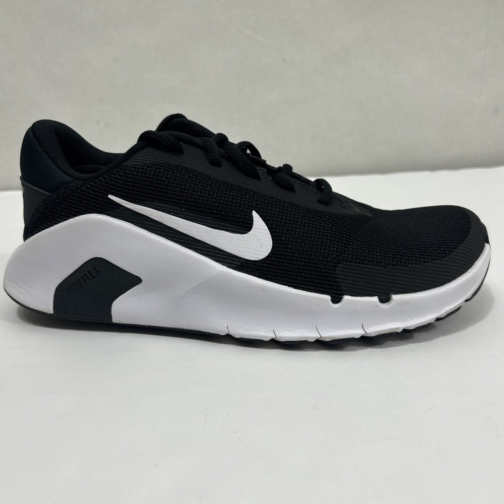 Nike Women's 9/ 7.5 Men's W Flex Train 4E Black White Running Shoes HV9982 093